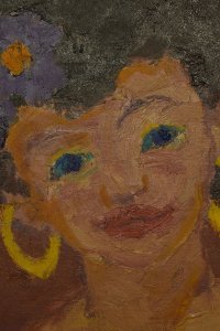„Festmädchen“ (Detail), 1918